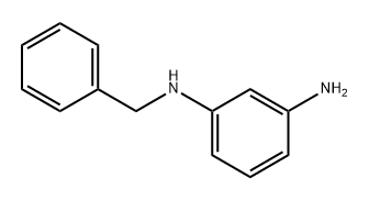 1,3-Benzenediamine, N1-(phenylmethyl)- Structure