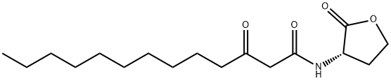 (S)-3-Oxo-N-(2-oxotetrahydrofuran-3-yl)tridecanamide Structure