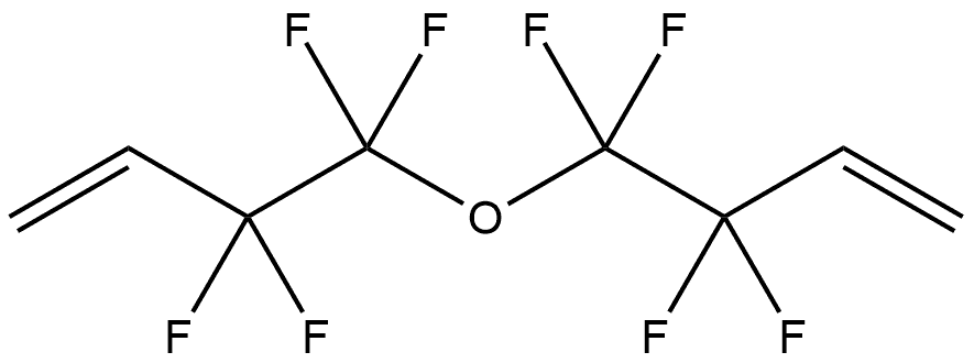 3,3,4,4-tetrafluoro-4-((1,1,2,2-tetrafluorobut-3-en-1-yl)oxy)but-1-ene Structure