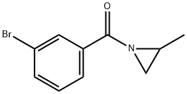 Methanone, (3-bromophenyl)(2-methyl-1-aziridinyl)- Structure