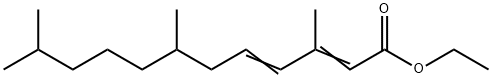 2,4-Dodecadienoic acid, 3,7,11-trimethyl-, ethyl ester 구조식 이미지