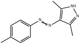 1H-Pyrazole, 3,5-dimethyl-4-[2-(4-methylphenyl)diazenyl]- Structure