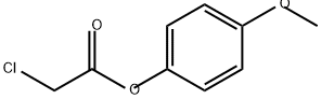 Acetic acid, 2-chloro-, 4-methoxyphenyl ester 구조식 이미지