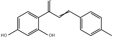 2-Propen-1-one, 1-(2,4-dihydroxyphenyl)-3-(4-methylphenyl)- Structure