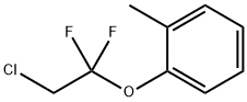 Benzene, 1-(2-chloro-1,1-difluoroethoxy)-2-methyl- 구조식 이미지