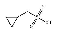 Cyclopropanemethanesulfonic acid 구조식 이미지