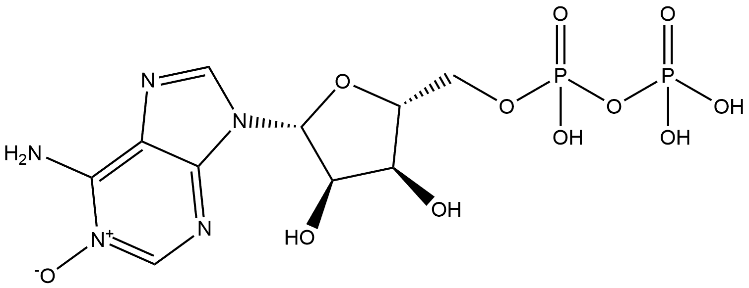 Adenosine 5'-(trihydrogen diphosphate), 1-oxide (9CI) Structure