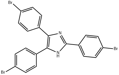 1H-Imidazole, 2,4,5-tris(4-bromophenyl)- Structure