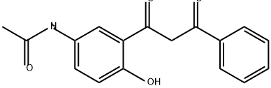 Acetamide, N-[3-(1,3-dioxo-3-phenylpropyl)-4-hydroxyphenyl]- Structure