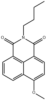 1H-Benz[de]isoquinoline-1,3(2H)-dione, 2-butyl-6-methoxy- Structure