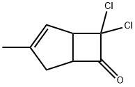 Bicyclo[3.2.0]hept-2-en-6-one, 7,7-dichloro-3-methyl- 구조식 이미지