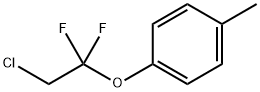Benzene, 1-(2-chloro-1,1-difluoroethoxy)-4-methyl- Structure