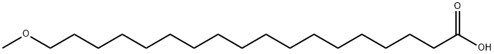 Octadecanoic acid, 18-methoxy- Structure