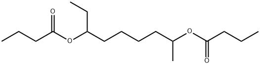 Butanoic acid, 1-ethyl-6-methyl-1,6-hexanediyl ester (9CI) Structure