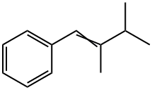 Benzene, (2,3-dimethyl-1-buten-1-yl)- Structure