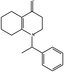 4(1H)-Quinolinone, 2,3,5,6,7,8-hexahydro-1-(1-phenylethyl)- 구조식 이미지