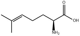 5-Heptenoic acid, 2-amino-6-methyl-, (2S)- Structure