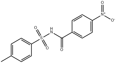 Benzamide, N-[(4-methylphenyl)sulfonyl]-4-nitro- Structure