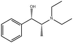 (IS,2R)-dN,N-디에틸노르에페드린HCL 구조식 이미지