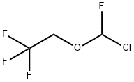 Ethane, 2-(chlorofluoromethoxy)-1,1,1-trifluoro- Structure