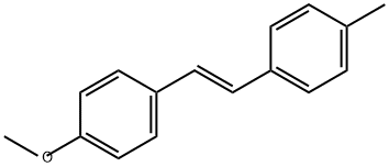 Benzene, 1-methoxy-4-[(1E)-2-(4-methylphenyl)ethenyl]- 구조식 이미지