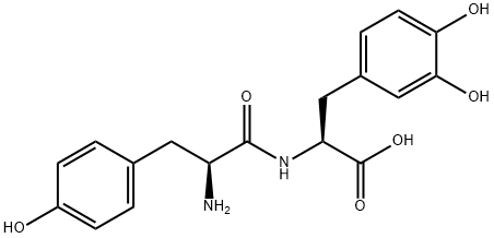 L-Tyrosine, 3-hydroxy-N-L-tyrosyl- (9CI) Structure