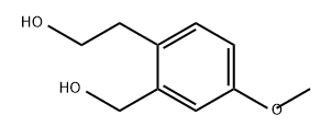 Benzeneethanol, 2-(hydroxymethyl)-4-methoxy- Structure