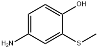 Phenol, 4-amino-2-(methylthio)- Structure