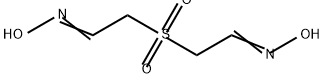 Acetaldehyde, 2,2'-sulfonylbis-, dioxime (9CI) Structure