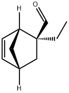 Bicyclo[2.2.1]hept-5-ene-2-carboxaldehyde, 2-ethyl-, (1R,2S,4R)-rel-(+)- (9CI) 구조식 이미지