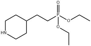 Phosphonic acid, [2-(4-piperidinyl)ethyl]-, diethyl ester (9CI) Structure