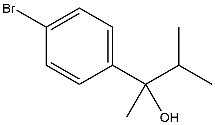 4-Bromo-α-methyl-α-(1-methylethyl)benzenemethanol Structure