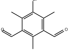 1,3-Benzenedicarboxaldehyde, 5-bromo-2,4,6-trimethyl- Structure