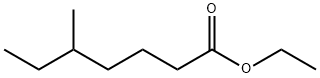 Heptanoic acid, 5-methyl-, ethyl ester Structure