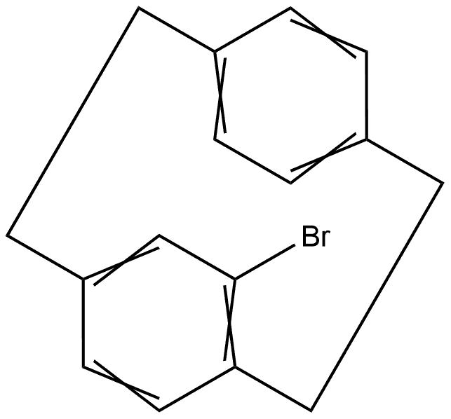 (R)-4-Bromo[2.2]paracyclophane 구조식 이미지