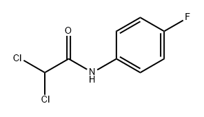 Acetamide, 2,2-dichloro-N-(4-fluorophenyl)- Structure