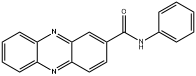 2-Phenazinecarboxamide, N-phenyl- Structure