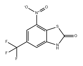 2(3H)-Benzothiazolone, 7-nitro-5-(trifluoromethyl)- Structure