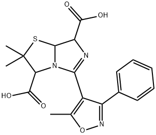 Oxacillin Penillic Acid 구조식 이미지