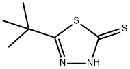 1,3,4-Thiadiazole-2(3H)-thione, 5-(1,1-dimethylethyl)- Structure