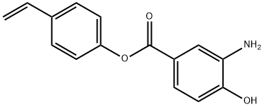 Benzoic acid, 3-amino-4-hydroxy-, 4-ethenylphenyl ester Structure