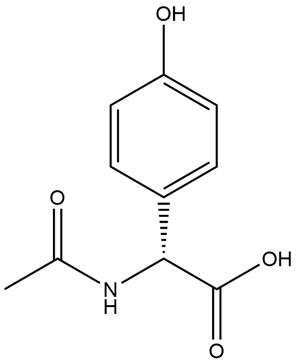 N-Ac-R-4-Hydroxyphenylglycine Structure