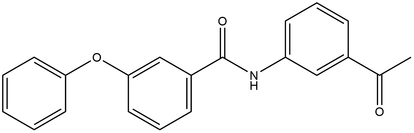 N-(3-Acetylphenyl)-3-phenoxybenzamide 구조식 이미지