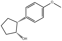 Cyclopentanol, 2-(4-methoxyphenyl)-, cis- (9CI) 구조식 이미지