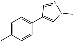 1H-Pyrazole, 1-methyl-4-(4-methylphenyl)- Structure