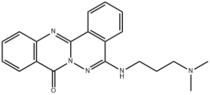 8H-Phthalazino[1,2-b]quinazolin-8-one, 5-[[3-(dimethylamino)propyl]amino]- Structure