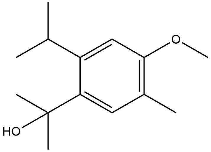 4-Methoxy-α,α,5-trimethyl-2-(1-methylethyl)benzenemethanol Structure