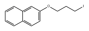 Naphthalene, 2-(3-iodopropoxy)- Structure