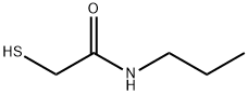 Acetamide, 2-mercapto-N-propyl- Structure