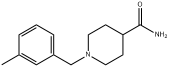 4-Piperidinecarboxamide, 1-[(3-methylphenyl)methyl]- 구조식 이미지